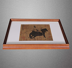 郸城书画装裱配框服务案例